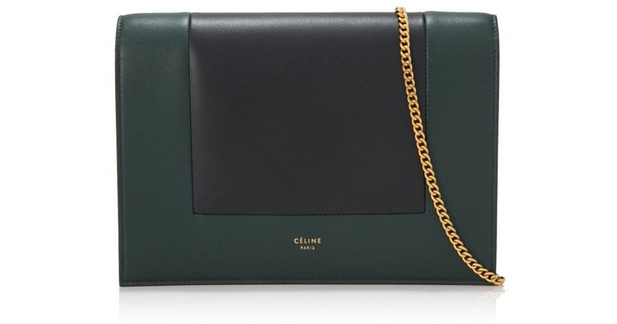 celine frame evening clutch on chain