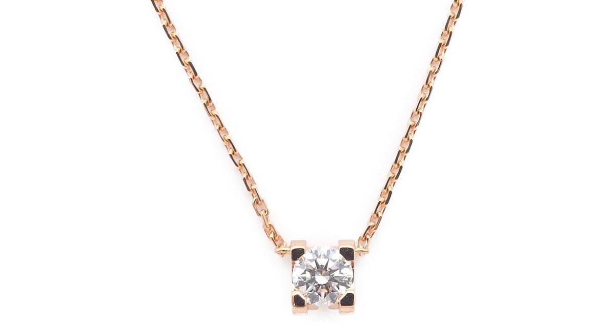 Cartier Diamond Solitaire Necklace Shop 