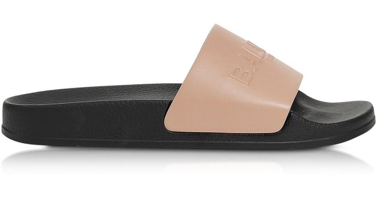 women's balmain slides