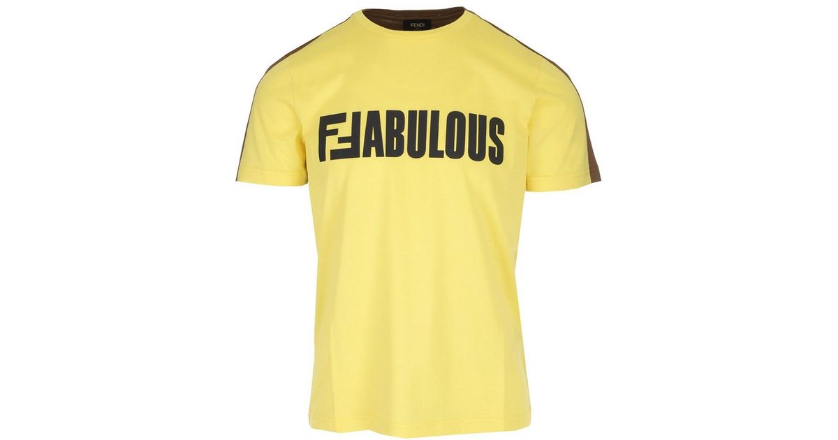 yellow fendi shirt