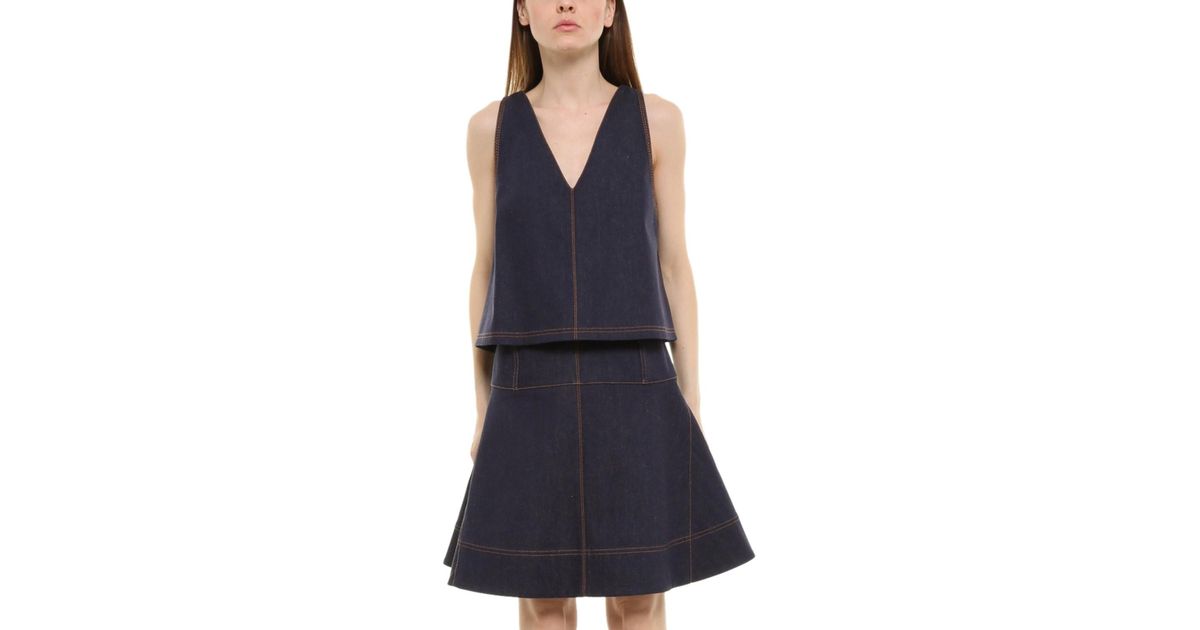 fendi denim dress