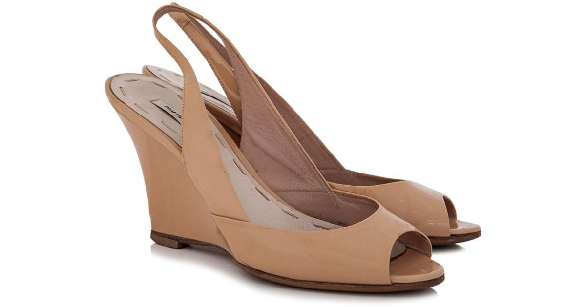 miu miu wedges