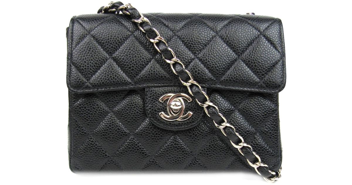 chanel mini matelasse chain shoulder bag