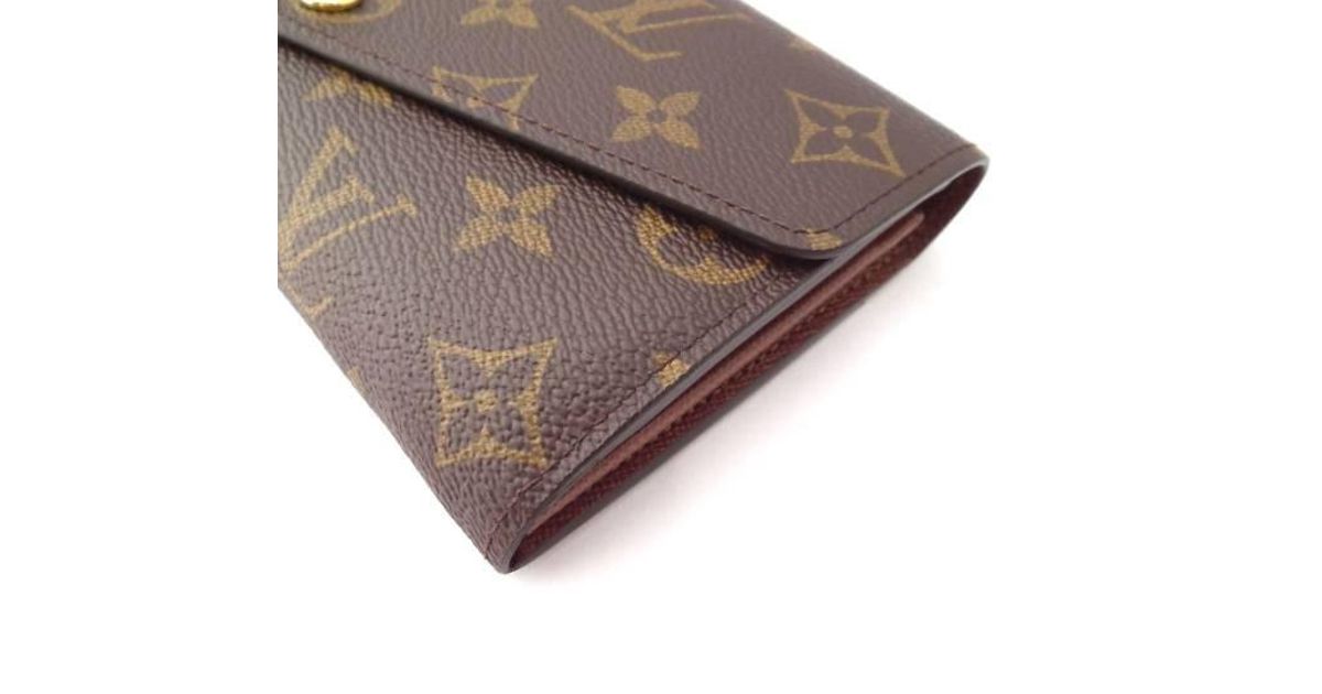 Louis Vuitton Canvas Monogram Wallet Sarah Wallet M60531 Unisex Long Purse Vuitton Louisvuitton ...