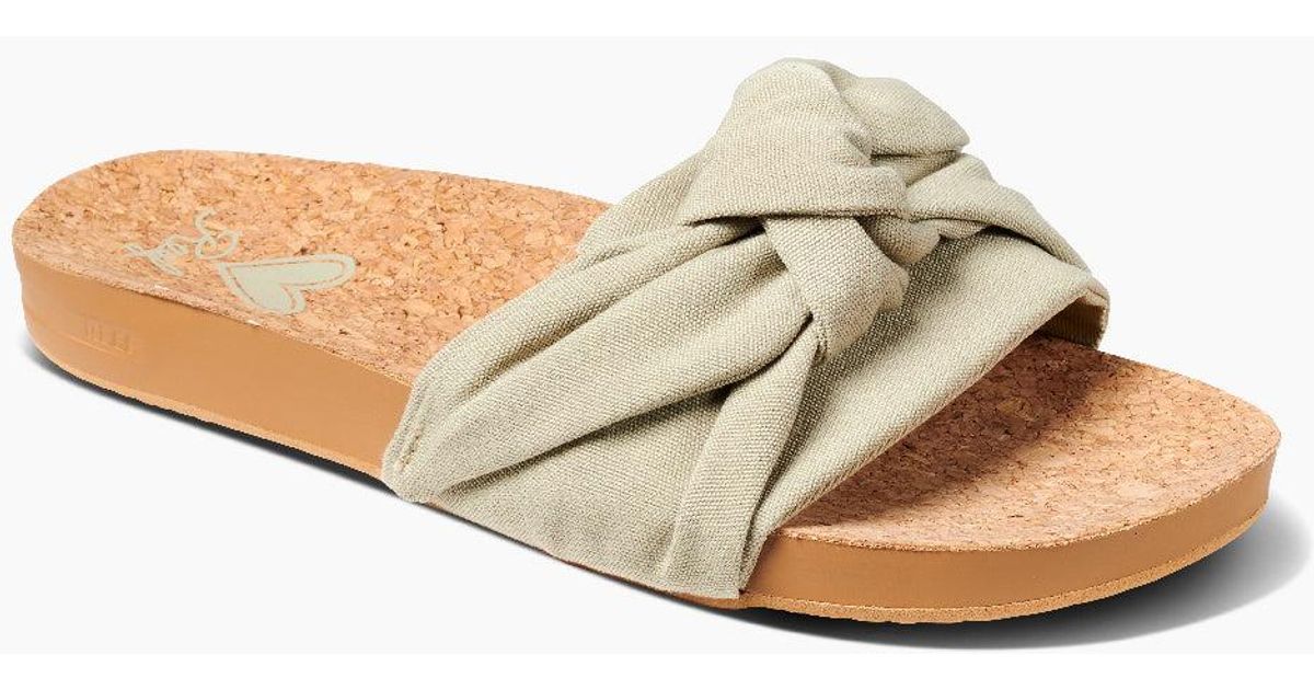Reef Knotty Scout Slide - Elm | SurfStitch