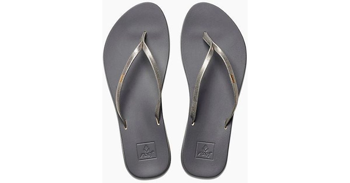 reef pewter flip flops