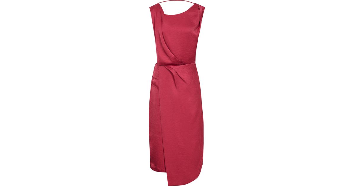 reiss raspberry dress