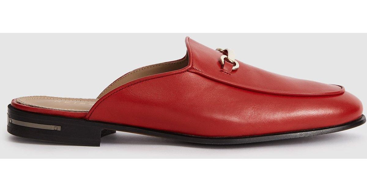 reiss ella leather mule