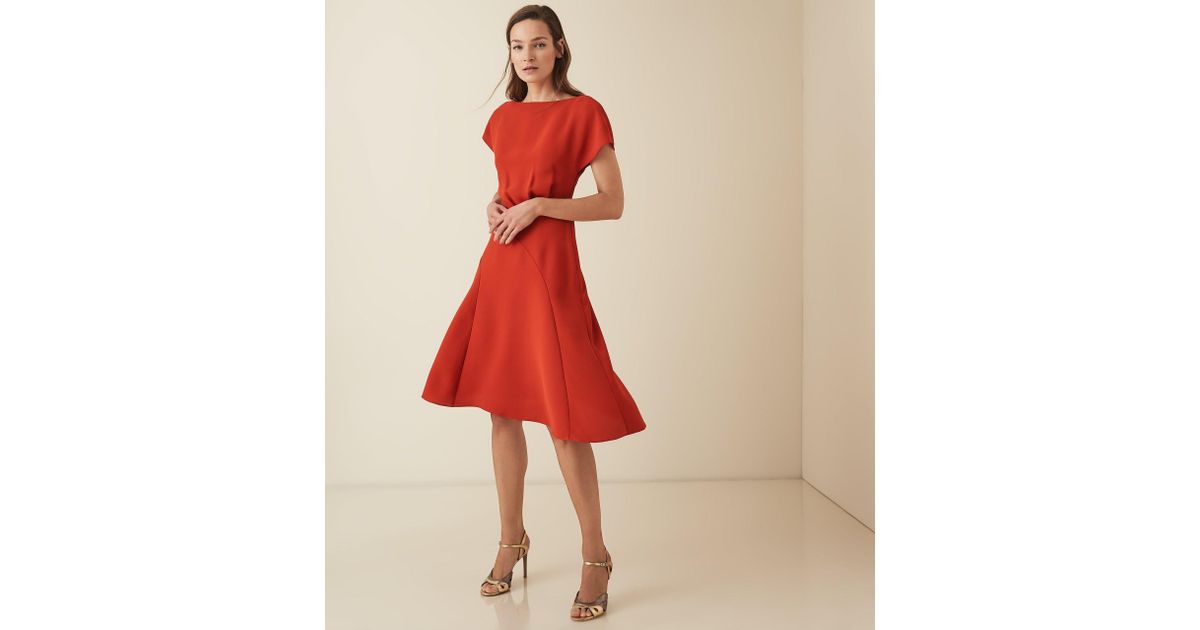reiss victoria cap sleeve dress