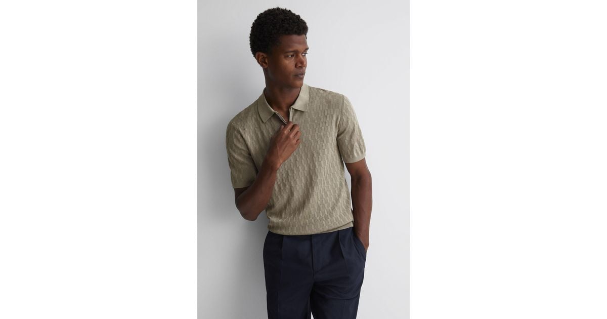 Cotton Half Damier Pocket Polo - Men - Ready-to-Wear