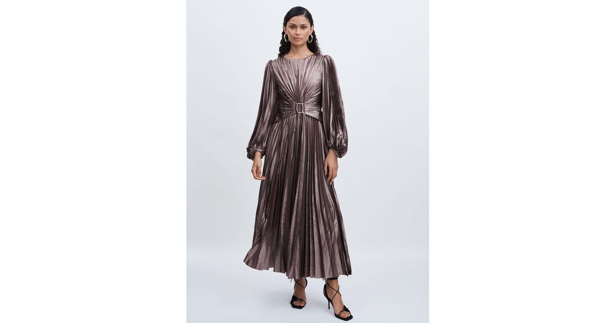 acler brown dress Acler Women's Cocoa Maxi Dress, AU12 US8 main image 1