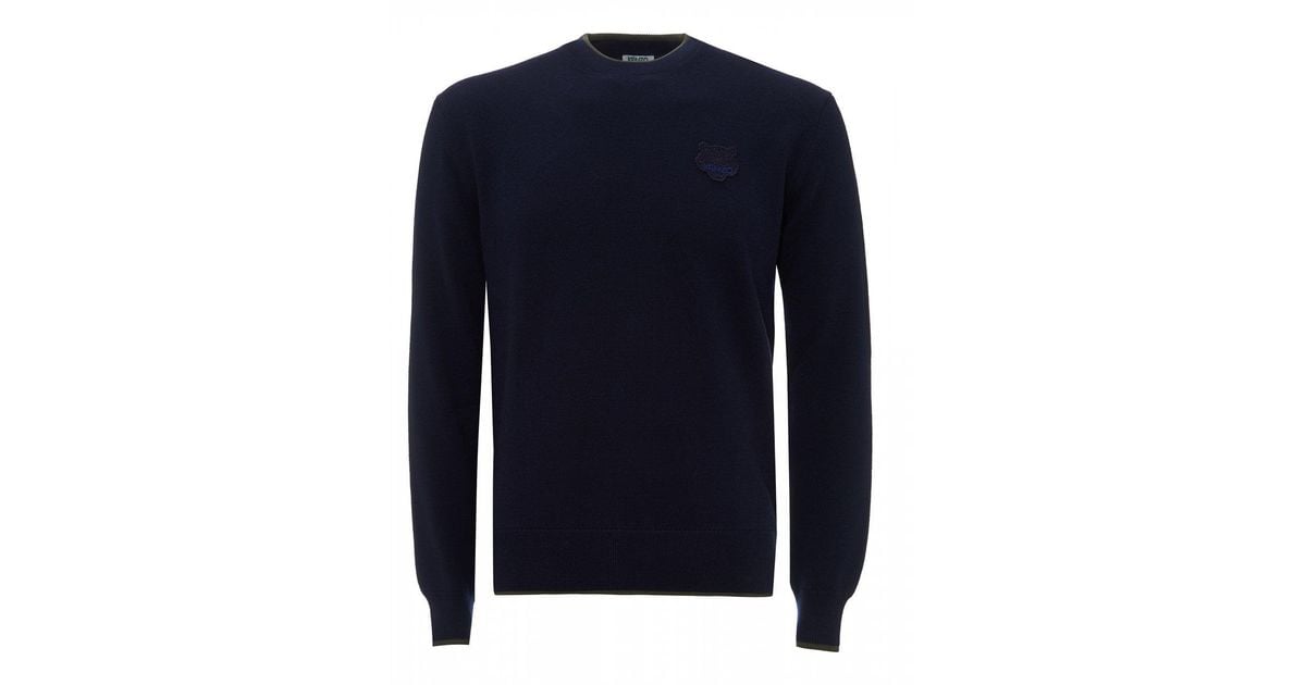 black kenzo jumper blue tiger