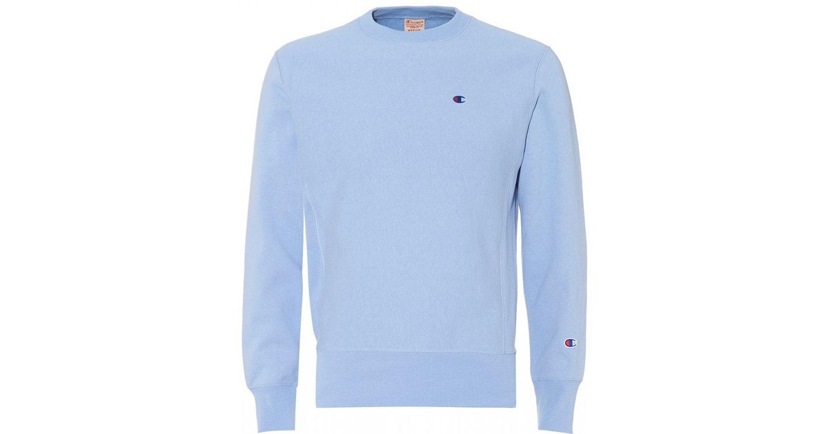 champion light blue crew neck