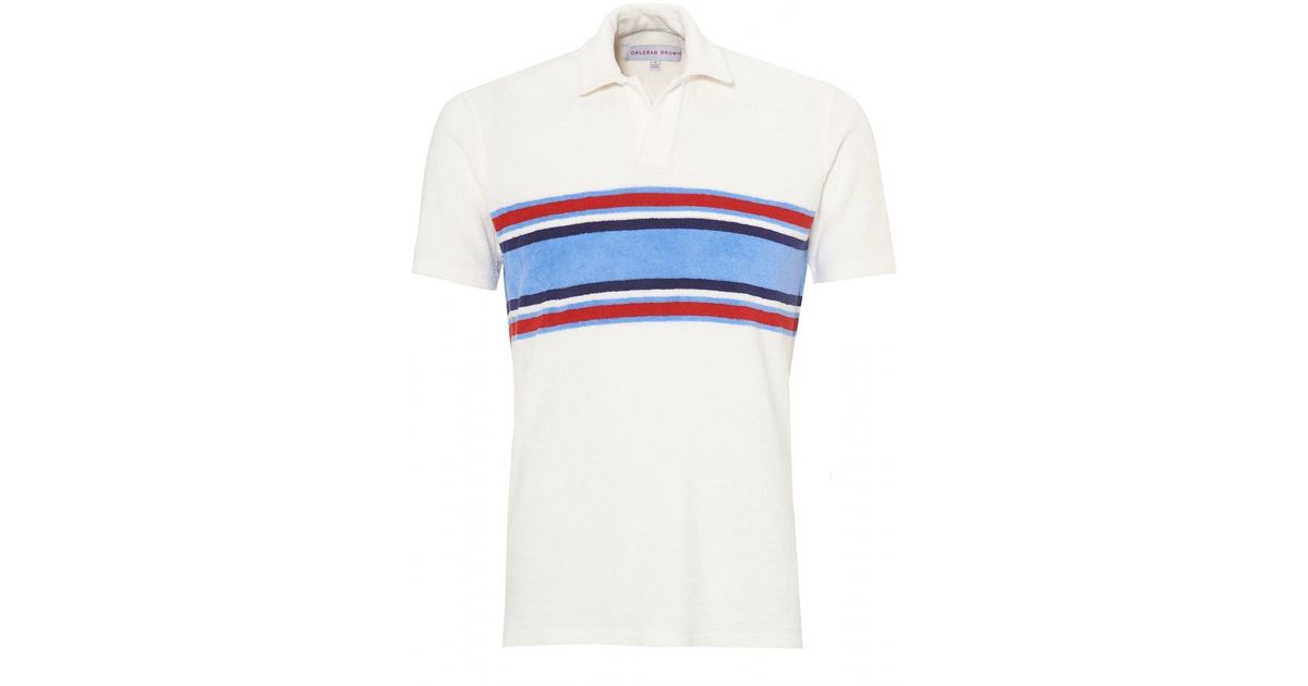 terry towelling polo shirt