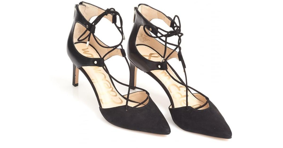 sam edelman lace up heels