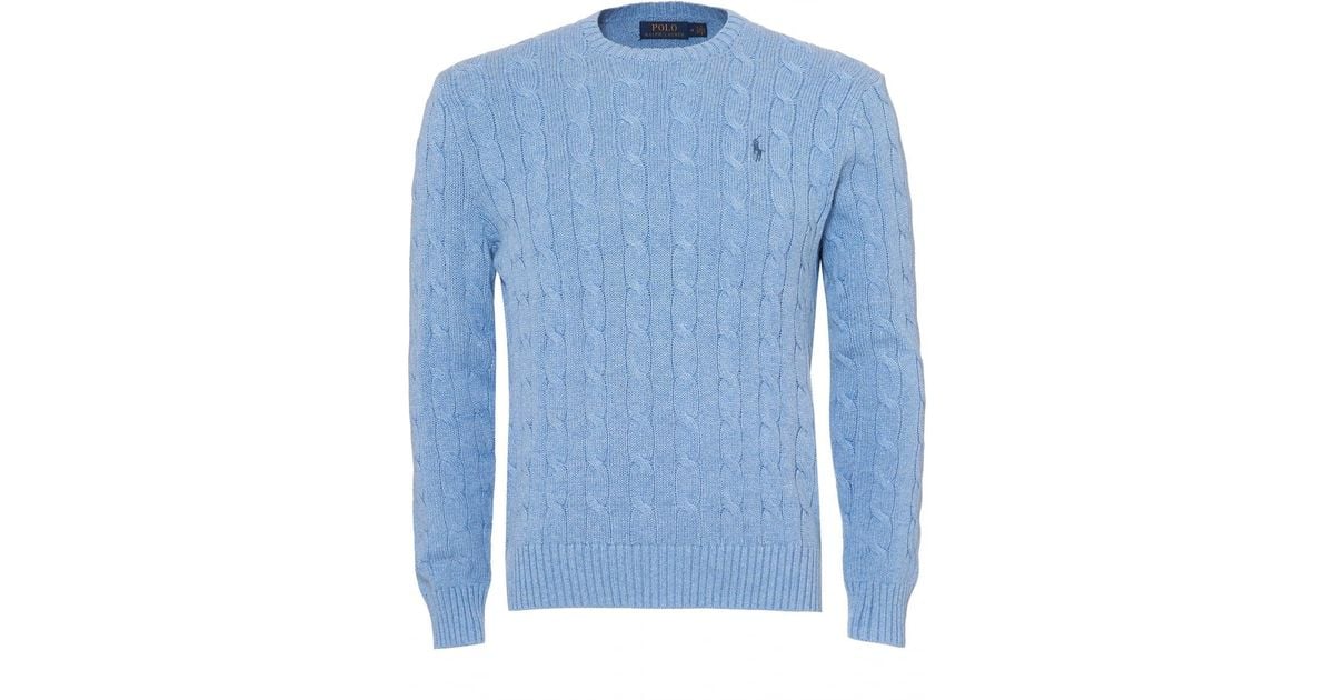 ralph lauren light blue jumper