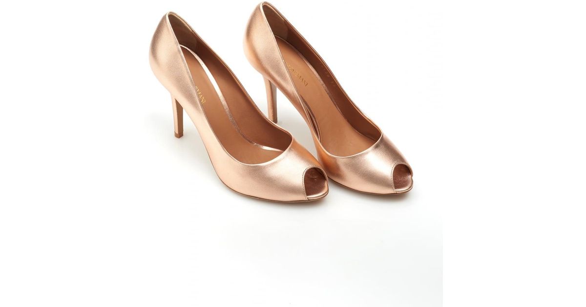 bronze metallic shoes