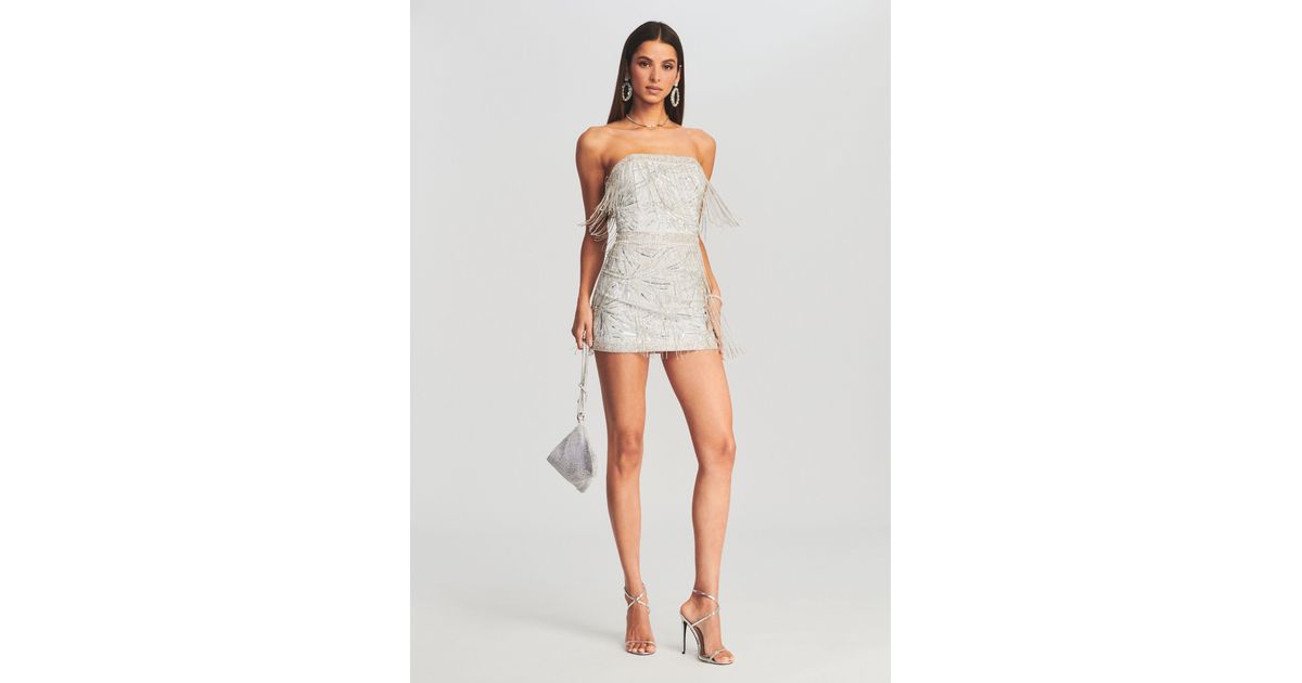 retrofete dixie sequin fringe dress Dixie Sequin Fringe Dress Retrofete