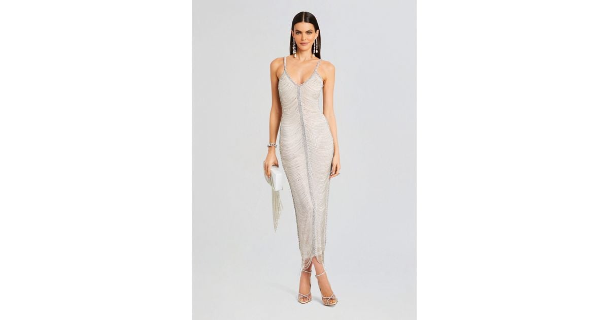 retrofte Irina Maxi Dress in White | Lyst
