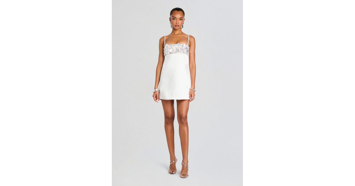 retrofte Lark Embroidered Dress in White | Lyst retrofte Lark Embroidered Dress in White | Lyst