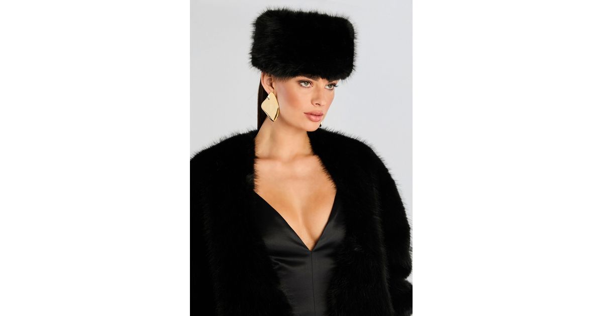 Retrofete Contessa Faux Fur Hat Faux Fur Hat - Beige– Cutely Covered main image 2