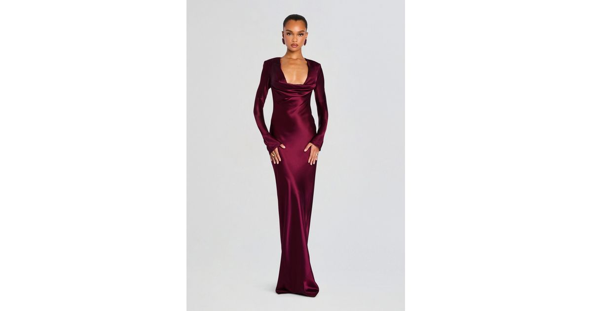 anna cowl evening dress Anna Cowl Evening Dress Black / M main image 0