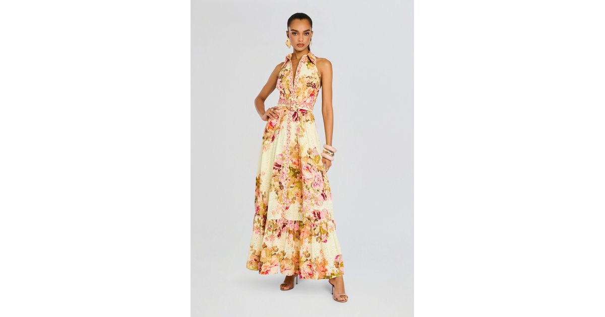 Hemant & Nandita Sama Long Shirt Dress in White | Lyst
