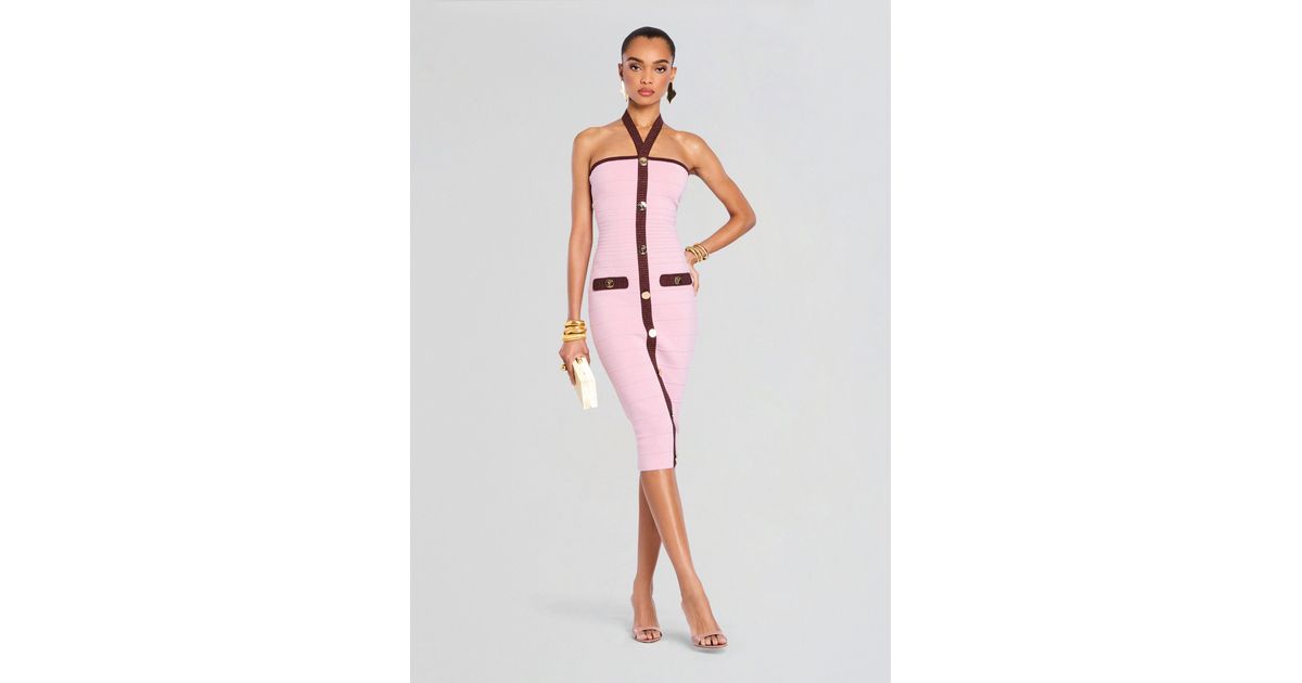retrofte Sloane Bandage Knit Dress in White | Lyst retrofte Sloane Bandage Knit Dress in White | Lyst