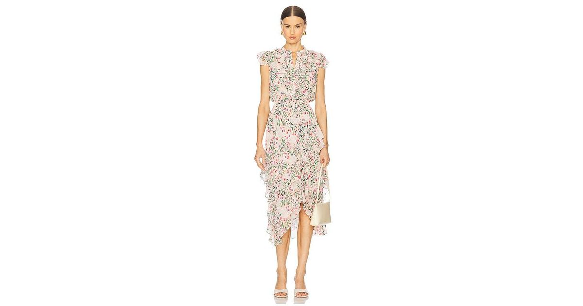 MISA Los Angles Ilysa Dress in White | Lyst