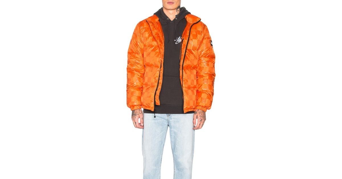 puffer jacket stussy