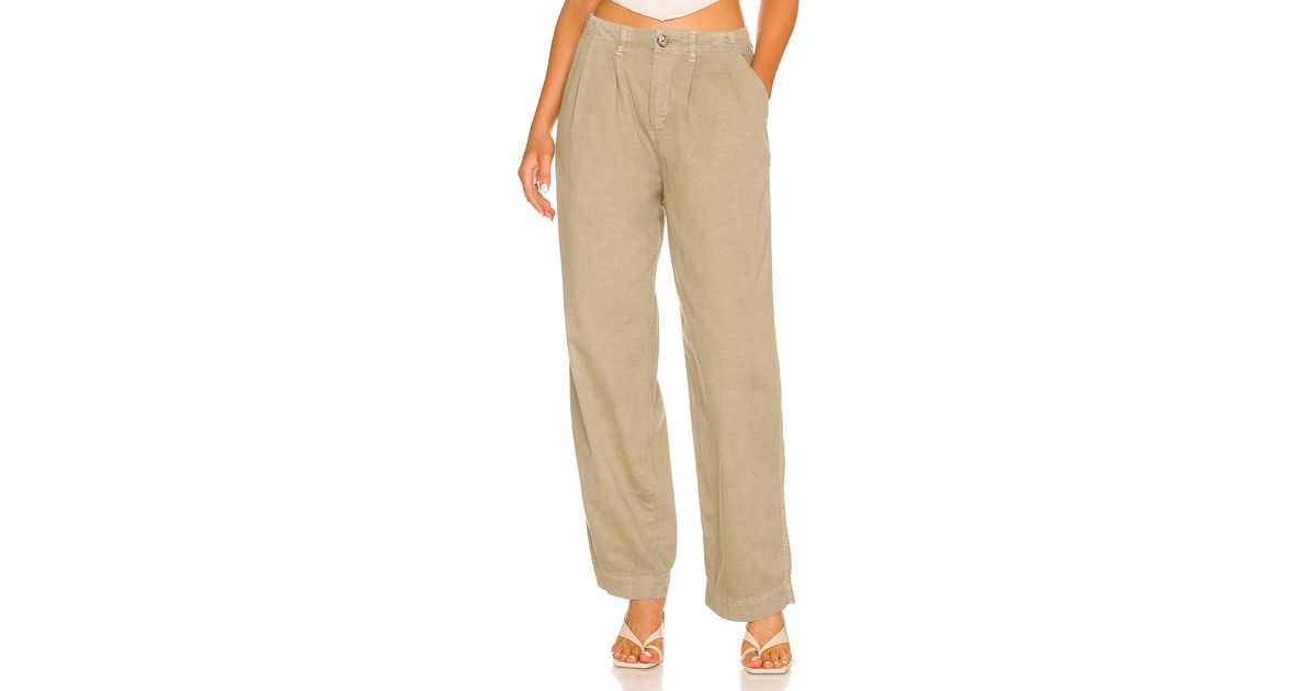 Free People Cotton X Revolve Abby Chino in Natural | Lyst