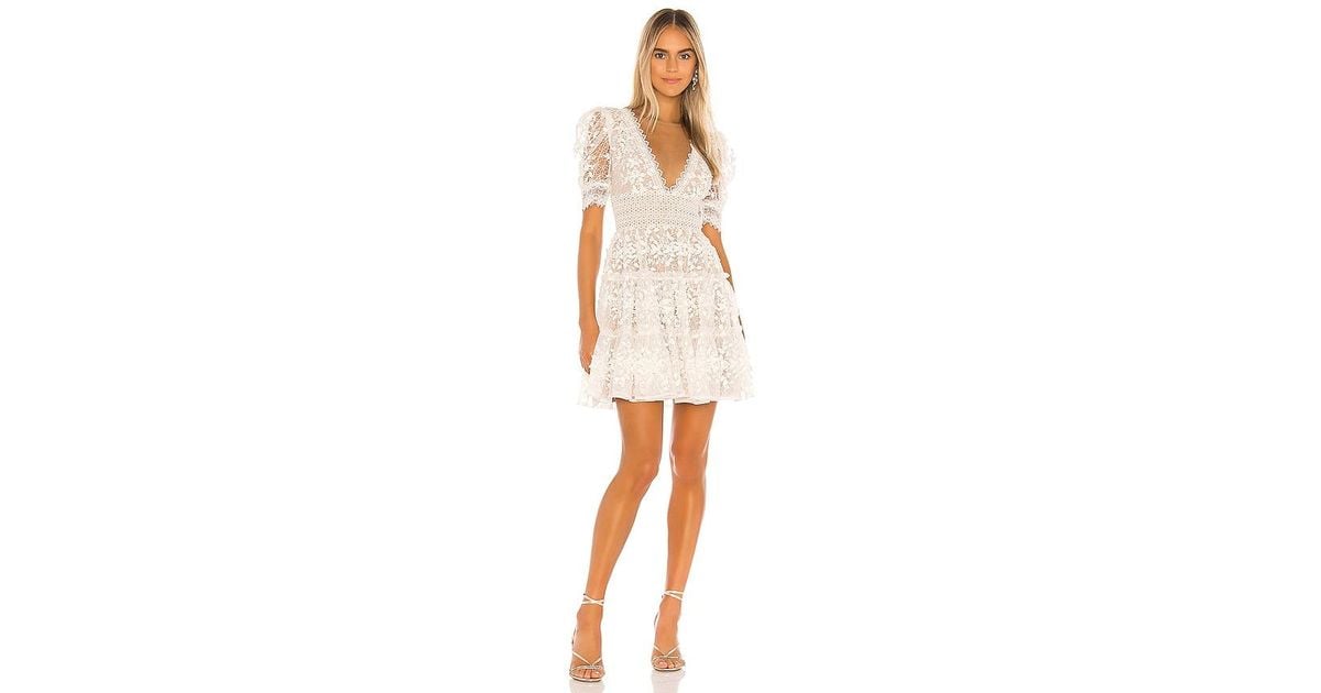 Bronx and Banco Megan Mini Dress in White | Lyst Bronx and Banco Megan Mini Dress in White | Lyst
