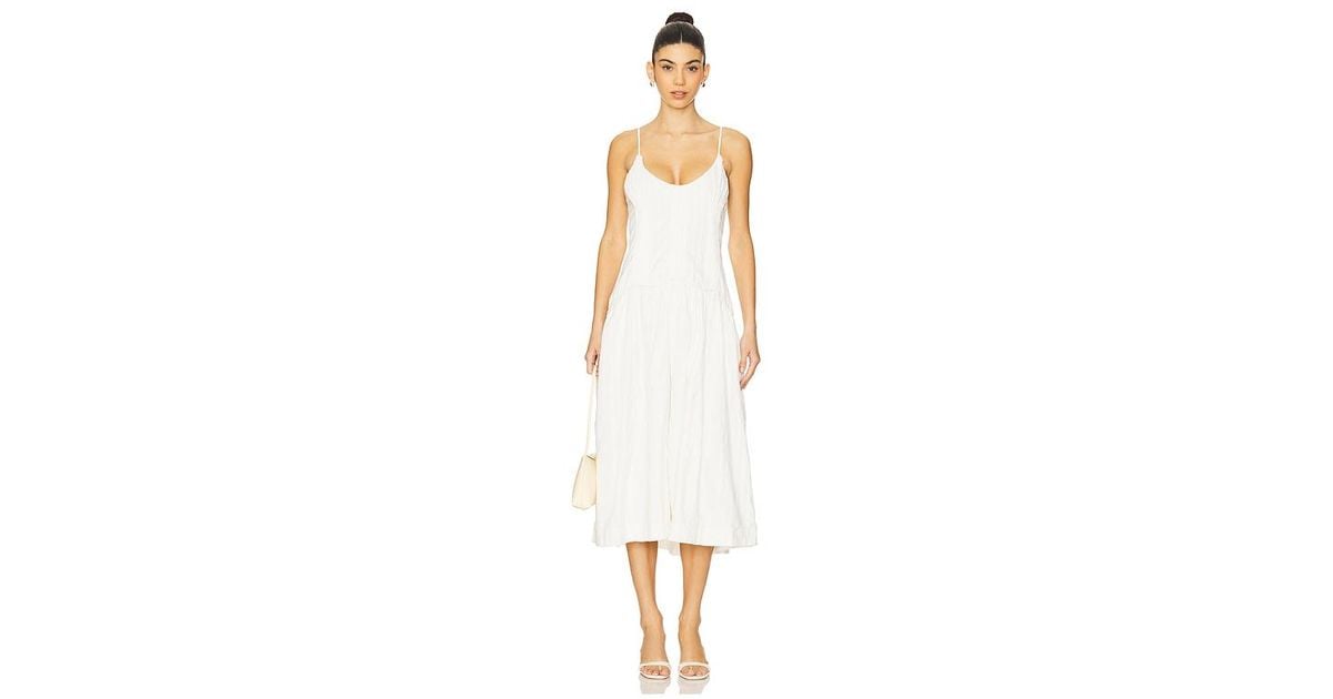 ezra midi dress free people Free People X Revolve Ezra Midi Dress in White