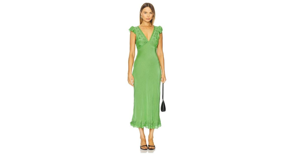 ciao lucia green dress Isol in Floriana dress