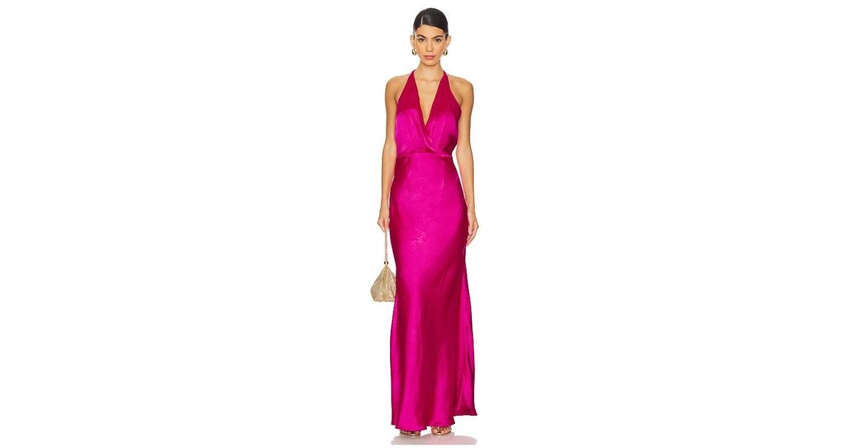 halite maxi dress in pink elliatt Halite Maxi Dress The RiverLane