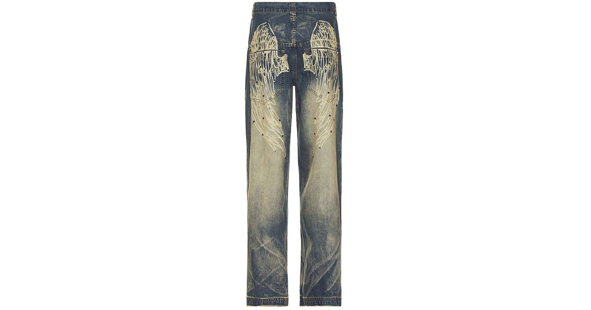 jaded-london-Blue-Wing-Print-