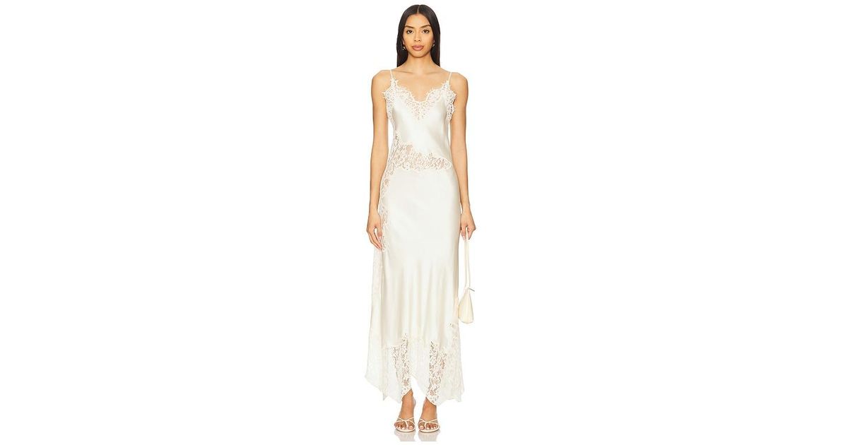 chinese dress ladies Harlow Dress 16 / Silk White