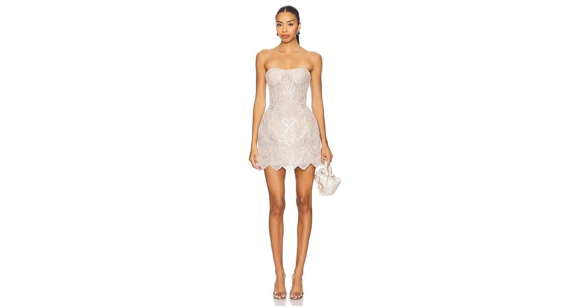 Bronx and Banco Giselle Blanc Mini Dress in White | Lyst