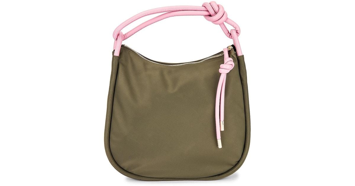 GANNI ノットディテール ラージホーボーバッグ