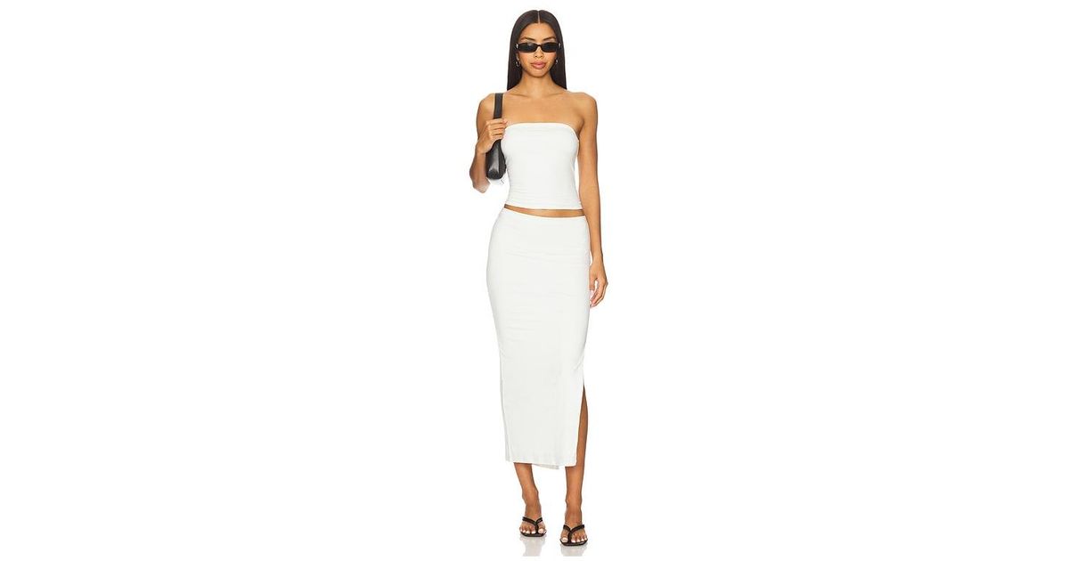 ALL THE WAYS Natalie Skirt Set in White | Lyst