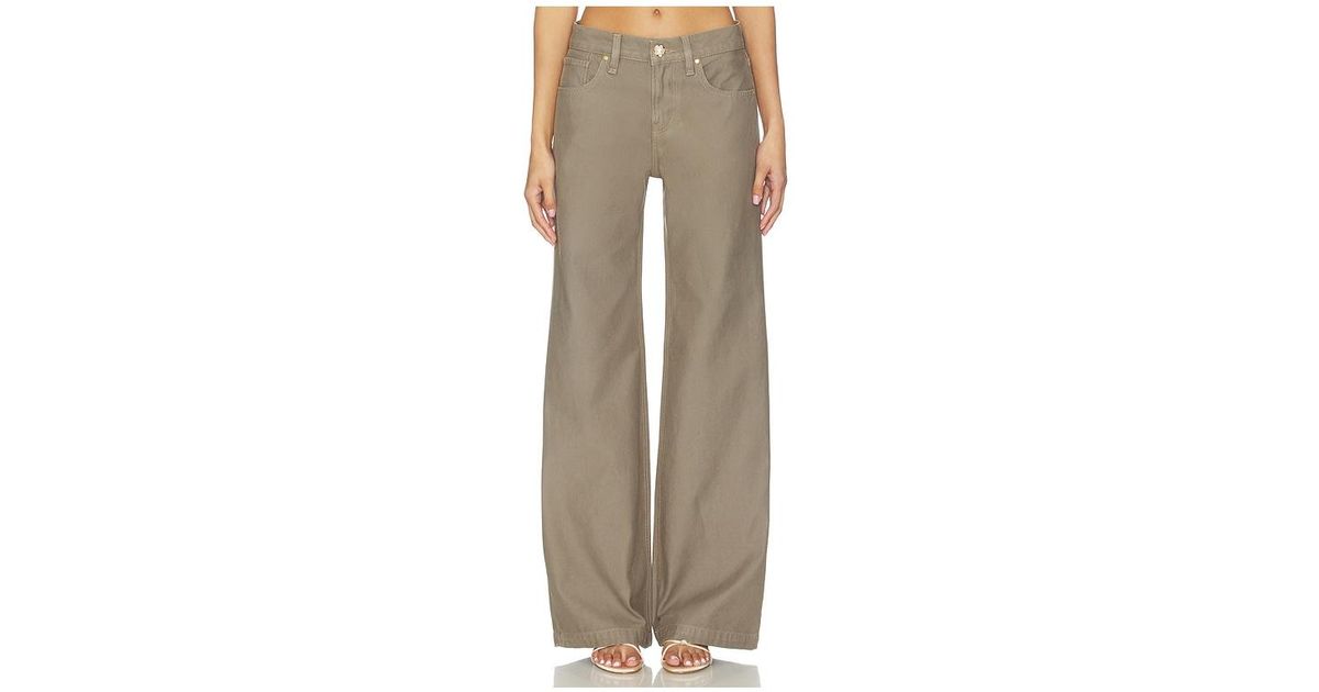 Low Key Rylee Hudson Jeans Rylee Low Rise Jeans in Natural | Lyst
