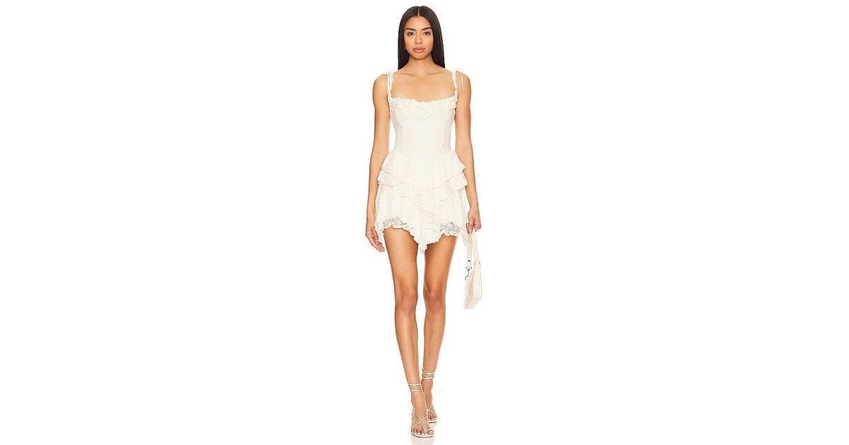 majorelle annalise mini dress MAJORELLE Annalise Mini Dress in Ruby Red