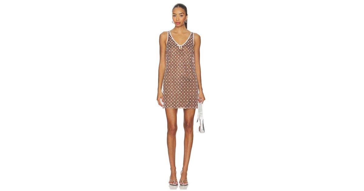 Jenetta Color Saylor Jeanetta Dress in Natural | Lyst