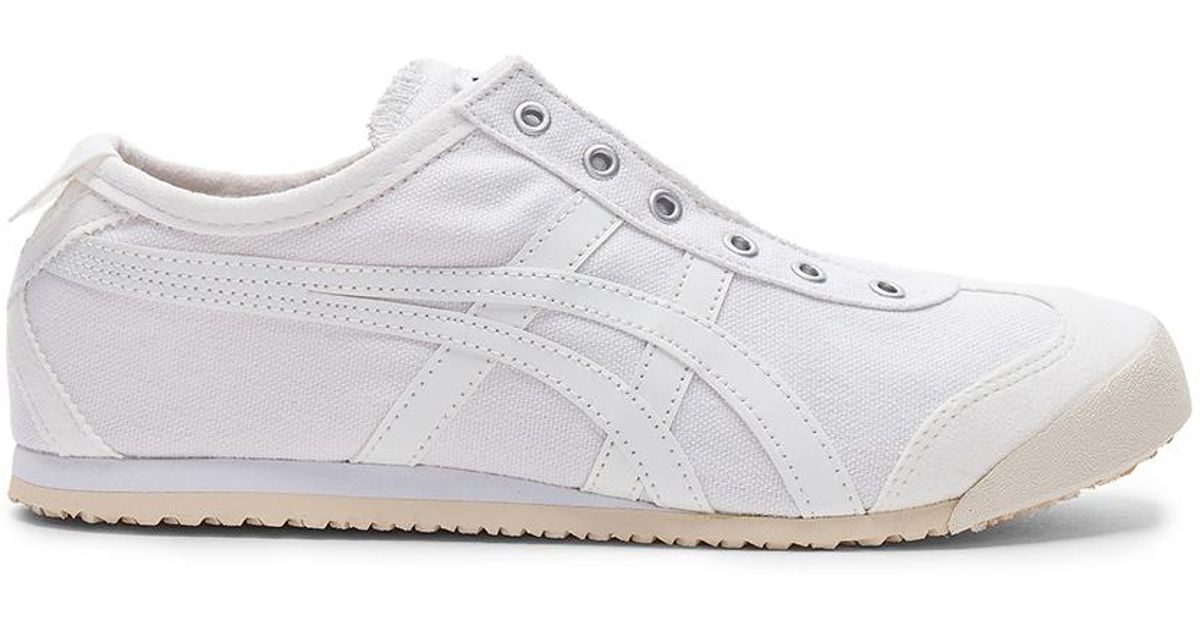 Onitsuka Tiger Mexico 66 Slip On Sneaker In White White White Lyst