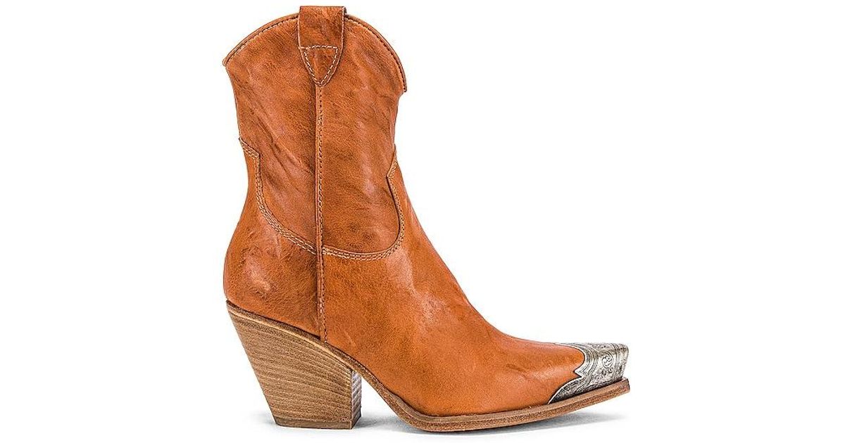 Free People Brayden Western Boot in Brown | Lyst