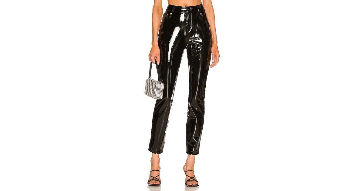 COMMANDO Faux patent-leather skinny pants