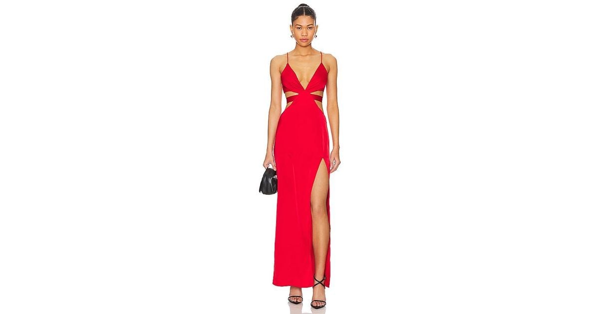 superdown Stacie Maxi Dress in Red | Lyst