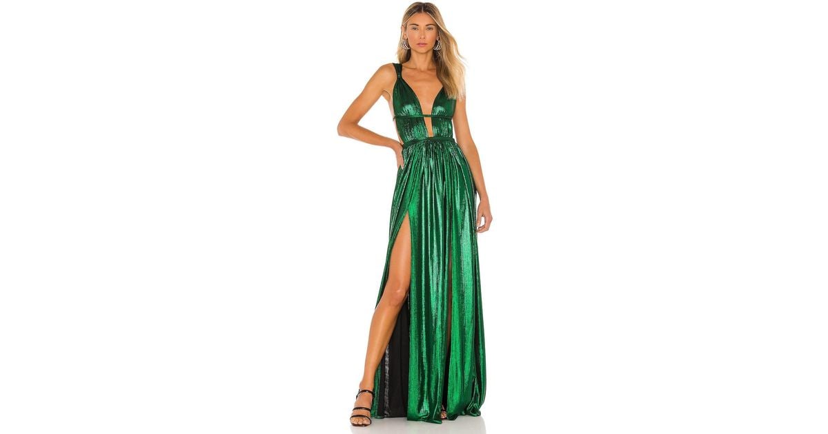 Bronx and Banco Goddess Emerald Gown in Green | Lyst Bronx and Banco Goddess Emerald Gown in Green | Lyst