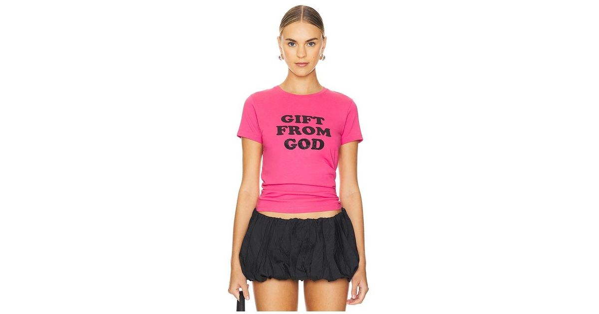 Jaded London Gift From God Tee in Pink for Men | Lyst UK