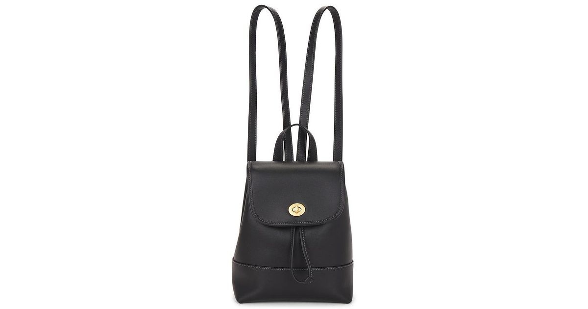 COACH Originals Turnlock Backpack in Black | Lyst COACH Originals Turnlock Backpack in Black | Lyst